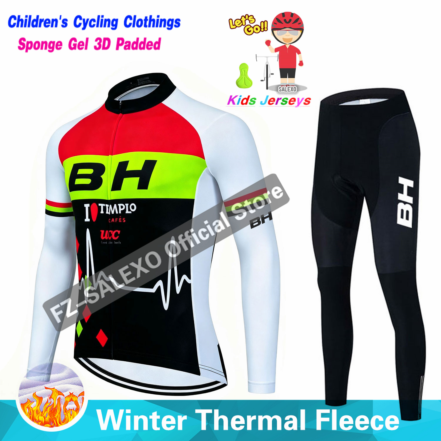 Winter Clothing Kids Sale - BH 2027 Children's Winter Cycling Jersey