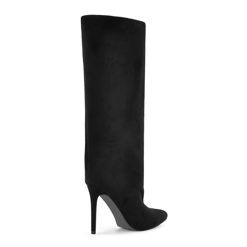 Onlymaker Black Faux Suede Kne - Winter Clothing Women'S recension och pris