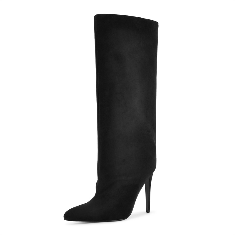 Onlymaker Black Faux Suede Kne - Winter Clothing Women'S recension och pris