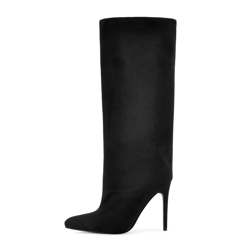 Onlymaker Black Faux Suede Kne - Winter Clothing Women'S recension och pris
