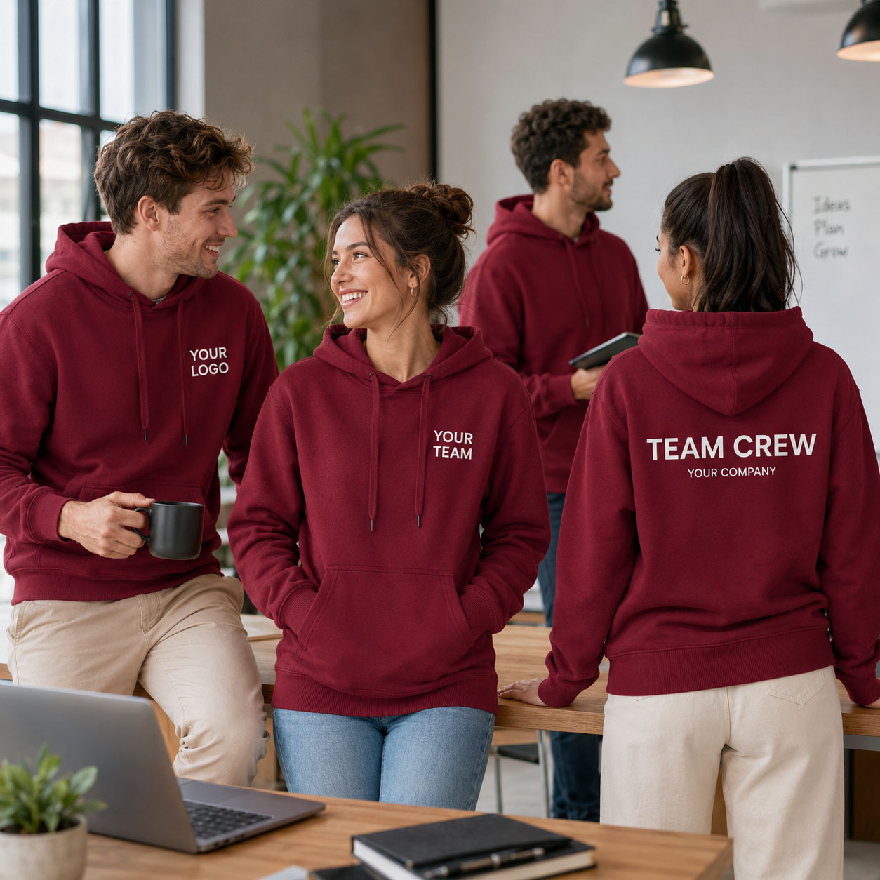 Company Hoodie Custom Logo Uni - Winter Clothing Companies recension och pris