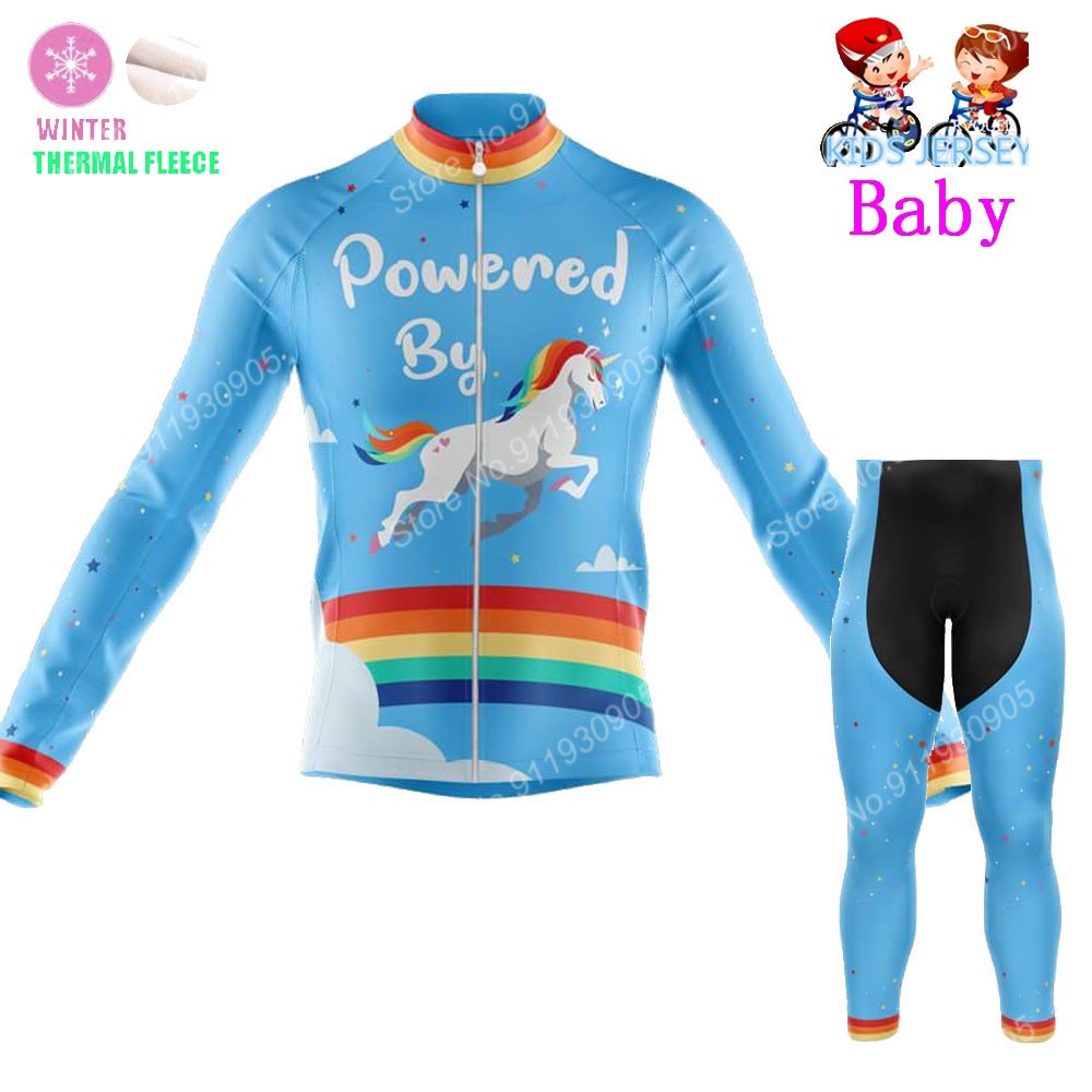2022 Kids Unicorn Cycling Jers - Winter Clothing Kids Sale recension och pris