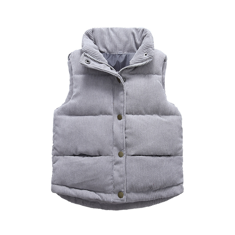 Kids Boys Girls Corduroy Vests - Winter Clothing Kids recension och pris