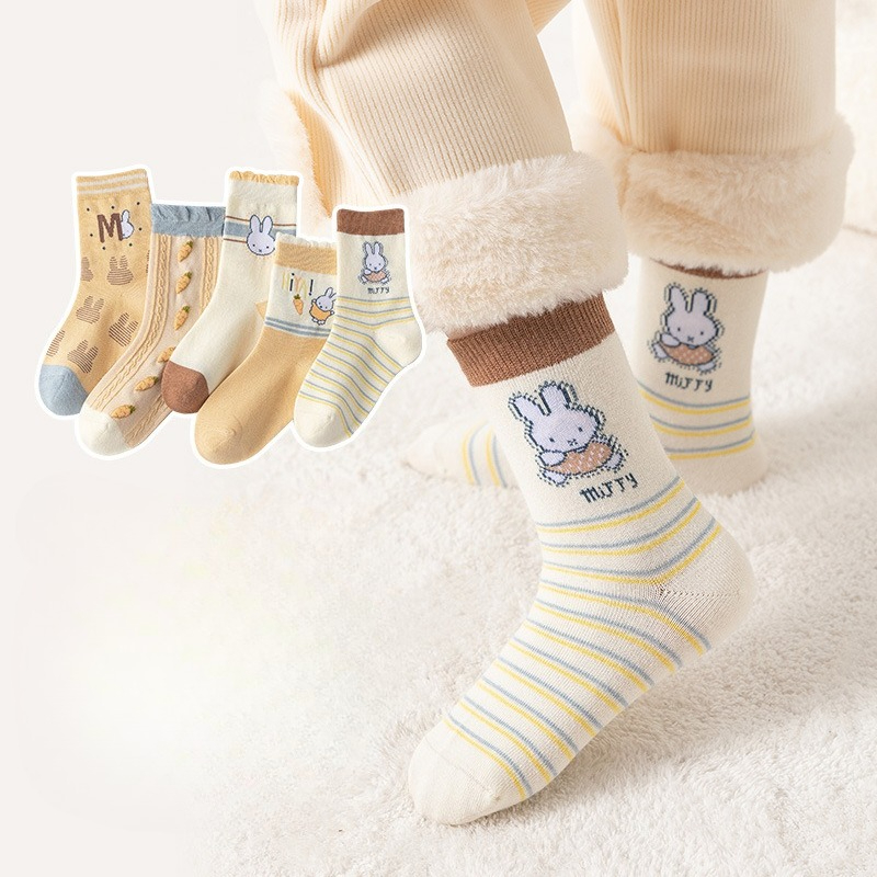 Kawaii Miffy Kids Socks Girls  - Winter Clothing Kids recension och pris