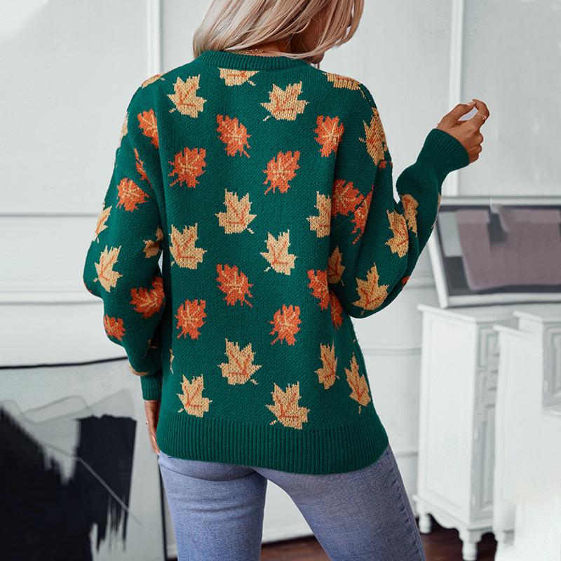 Autumn Winter Sweater Maple Le - Winter Clothing Europe recension och pris