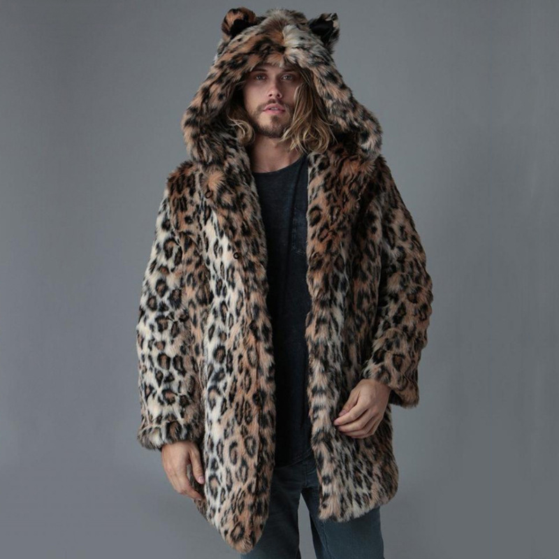 Men Faux Fur Jacket Winter Coa - Winter Clothing Clearance recension och pris
