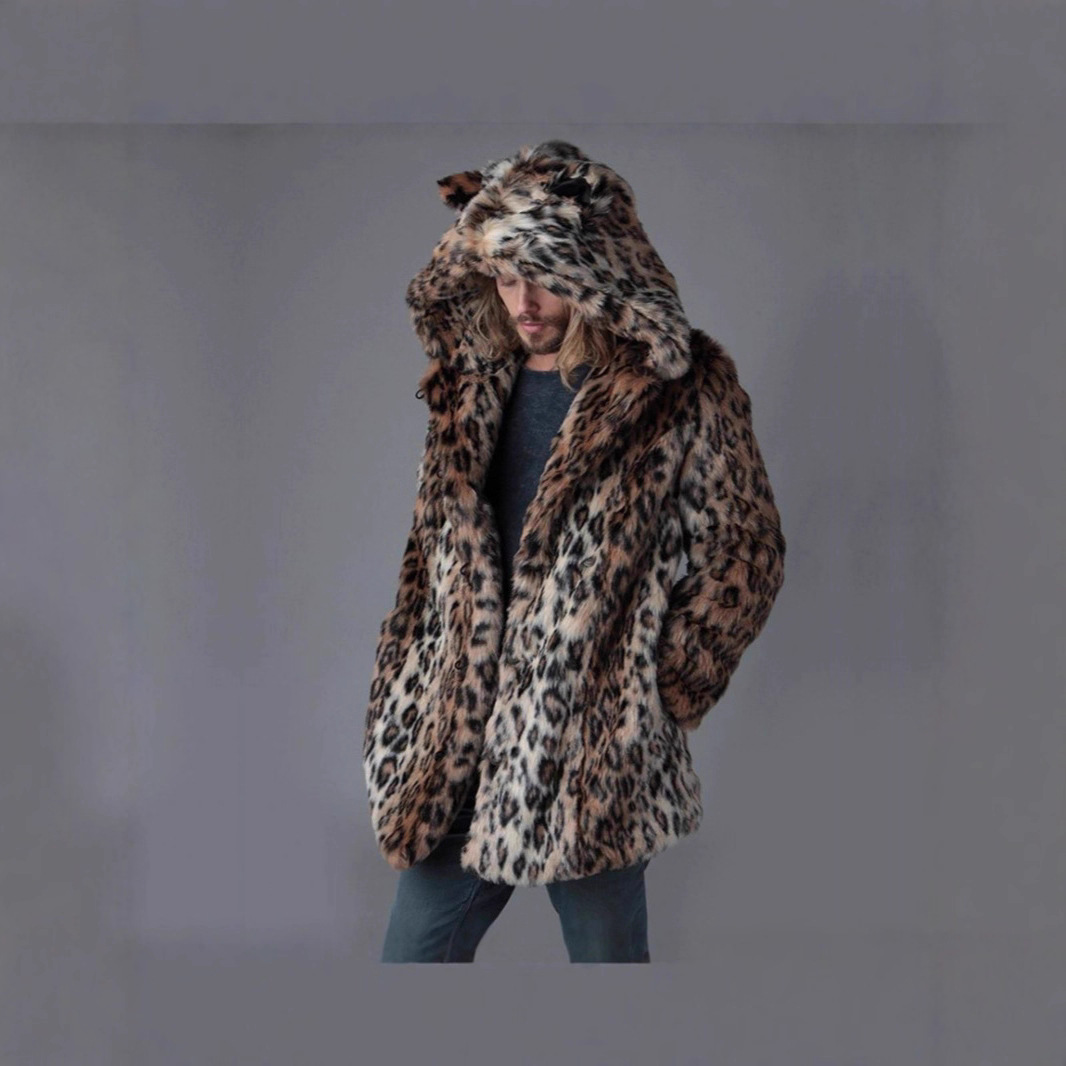 Men Faux Fur Jacket Winter Coa - Winter Clothing Clearance recension och pris