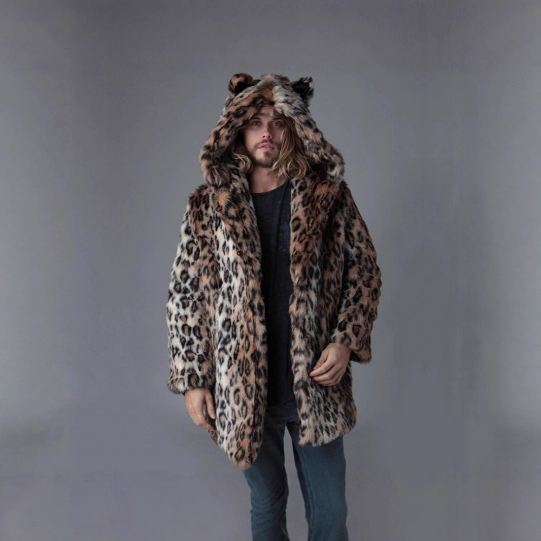 Men Faux Fur Jacket Winter Coa - Winter Clothing Clearance recension och pris
