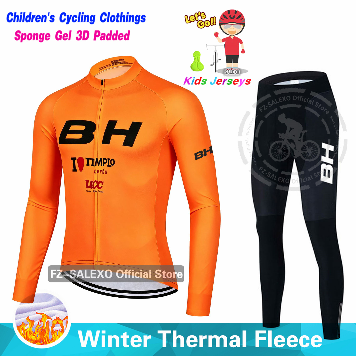 BH Winter Kids Cycling Jersey  - Winter Clothing Kids Sale recension och pris
