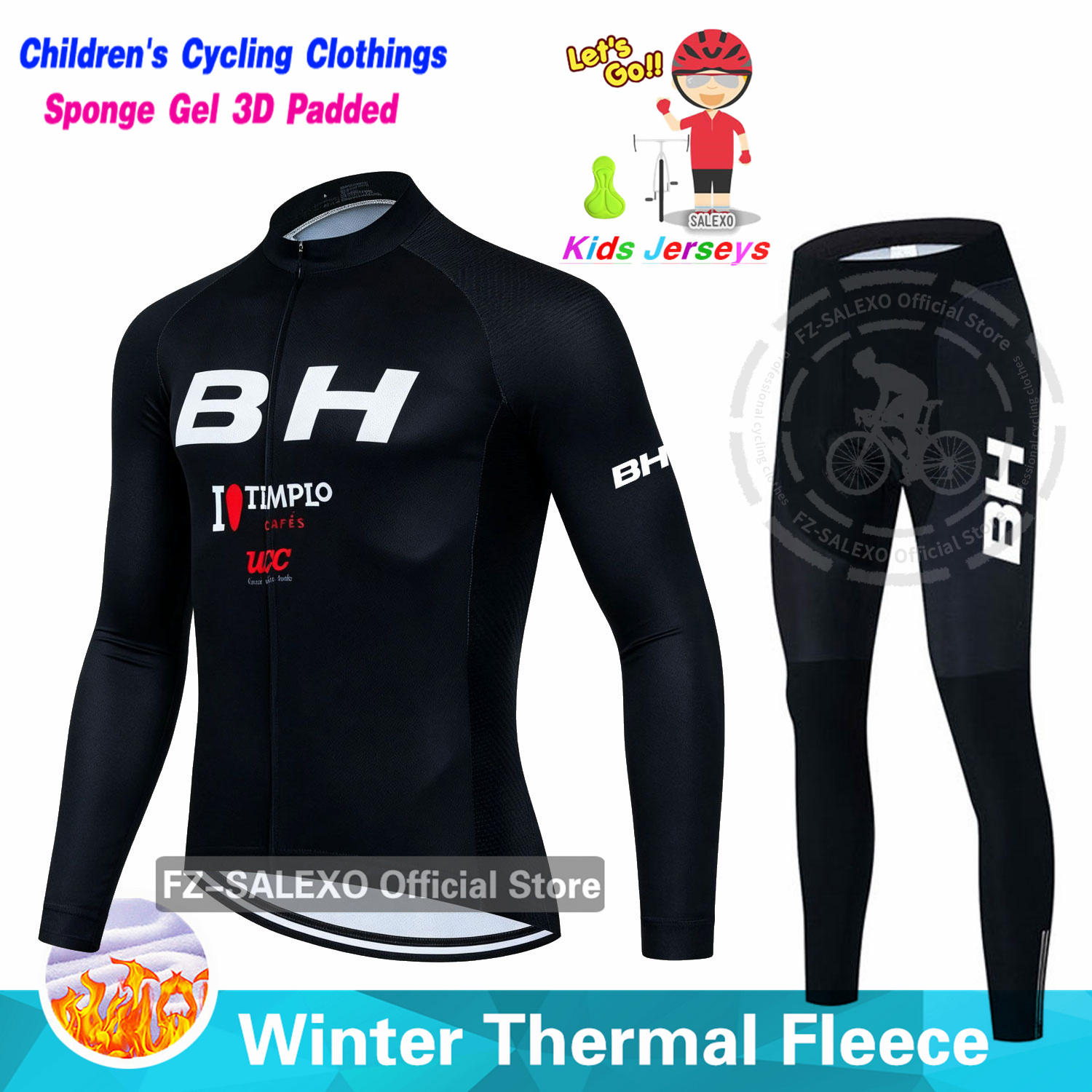 BH Winter Kids Cycling Jersey  - Winter Clothing Kids Sale recension och pris