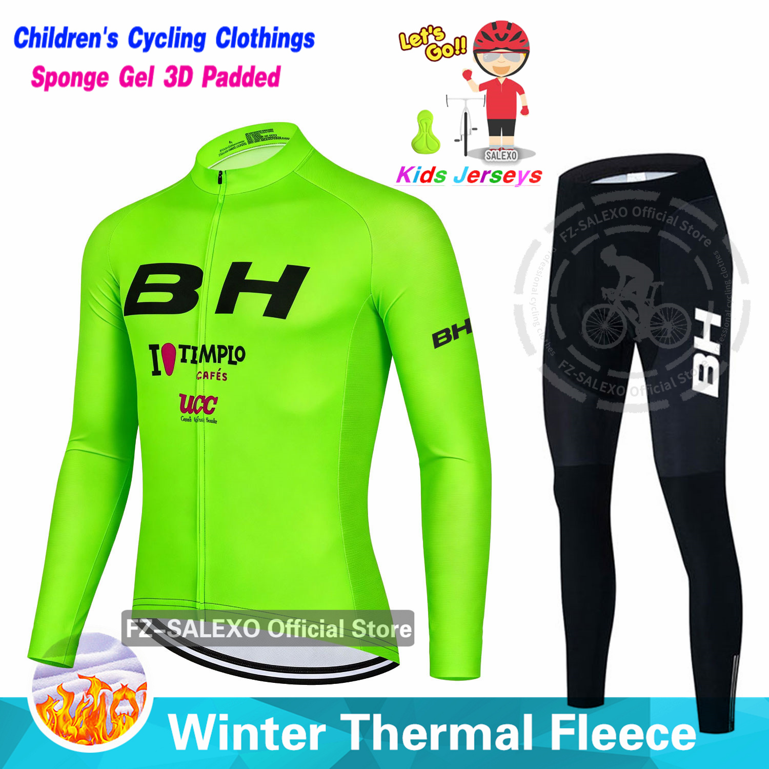 BH Winter Kids Cycling Jersey  - Winter Clothing Kids Sale recension och pris