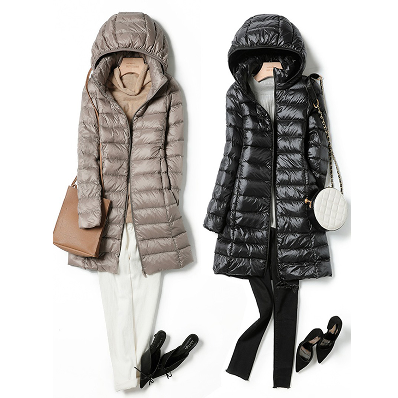 Women's X-long Office Lady Hat - Puffer Jacket Women Down recension och pris