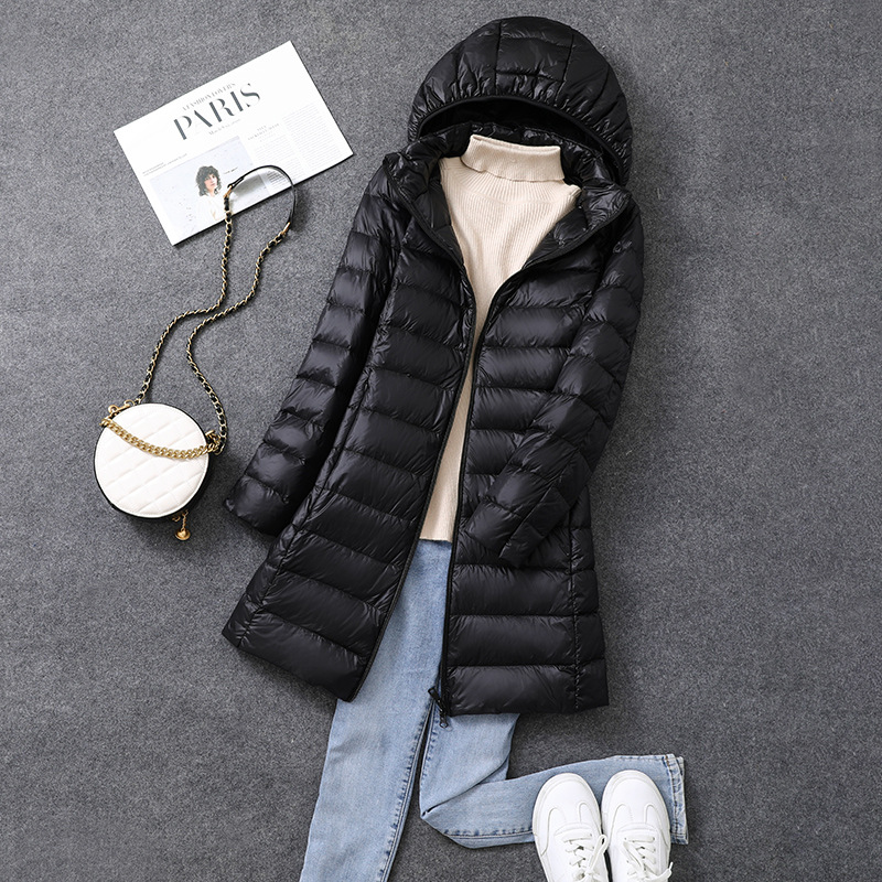 Women's X-long Office Lady Hat - Puffer Jacket Women Down recension och pris