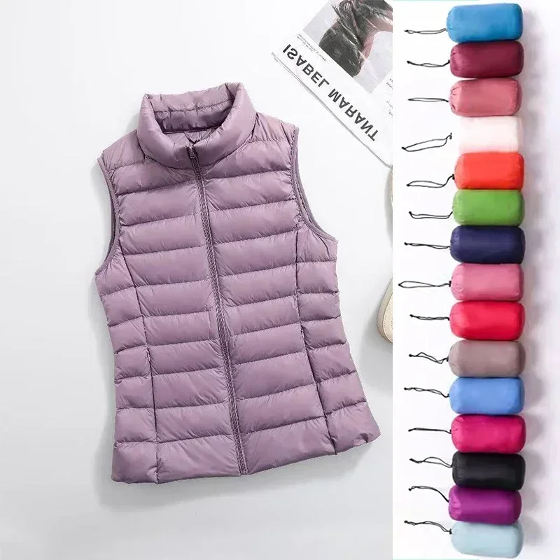11 Colors Women Vest 2023 New  - Puffer Jacket Women Down recension och pris