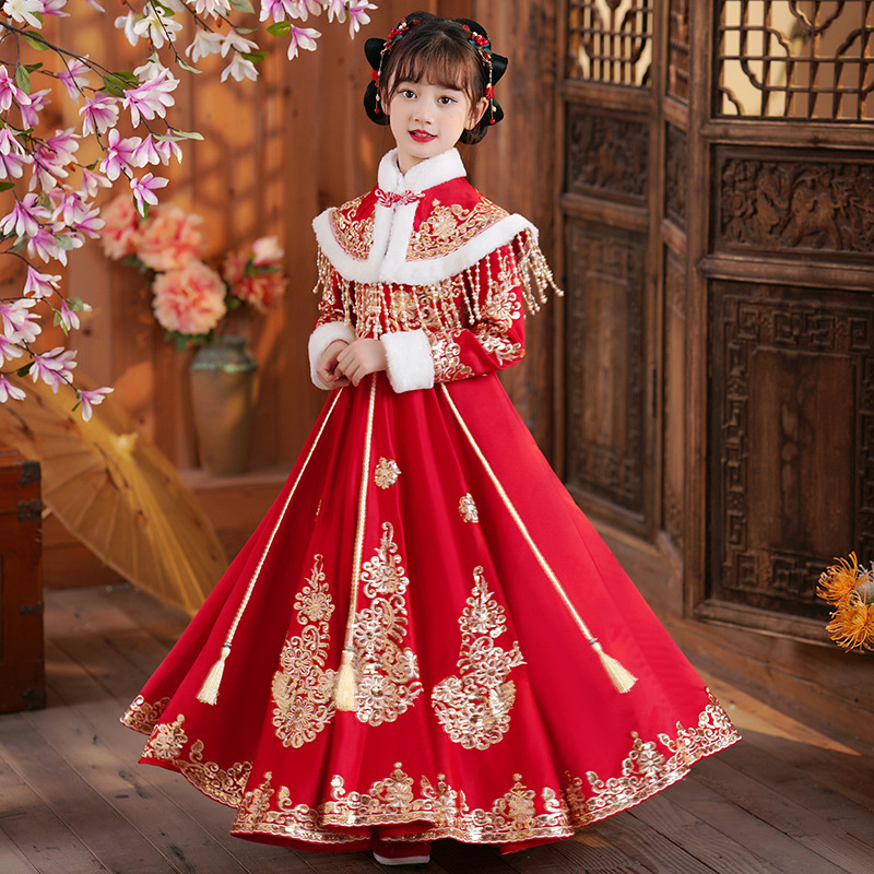 Girls Red Chinese New Year Clo - Winter Clothing Kids recension och pris