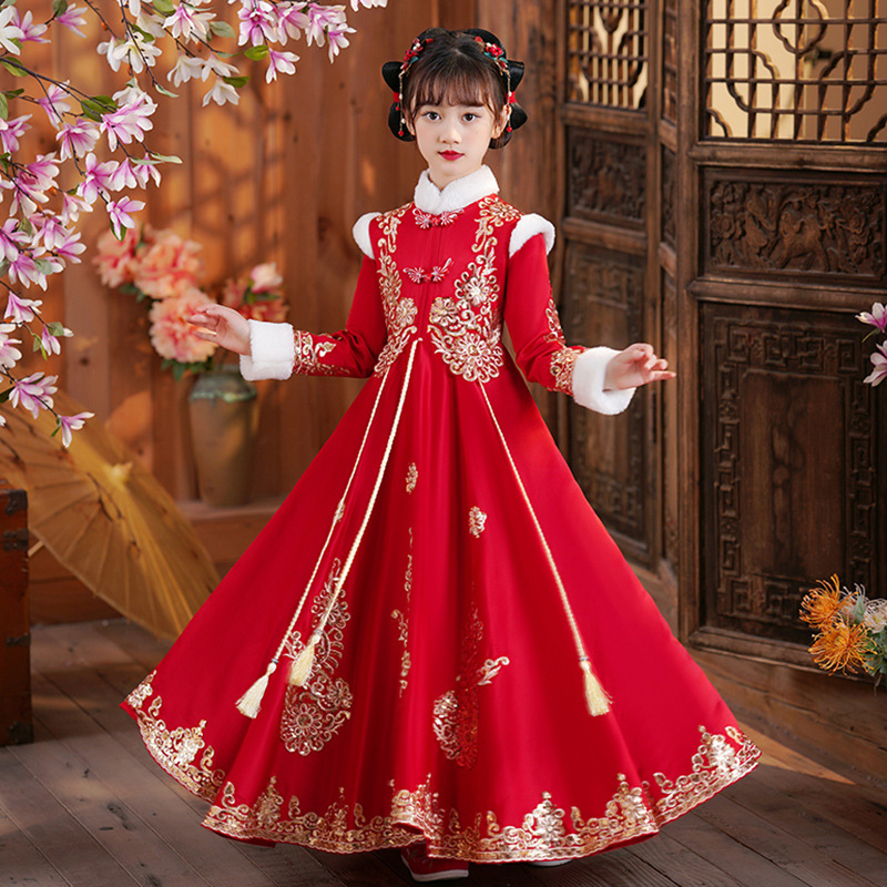 Girls Red Chinese New Year Clo - Winter Clothing Kids recension och pris