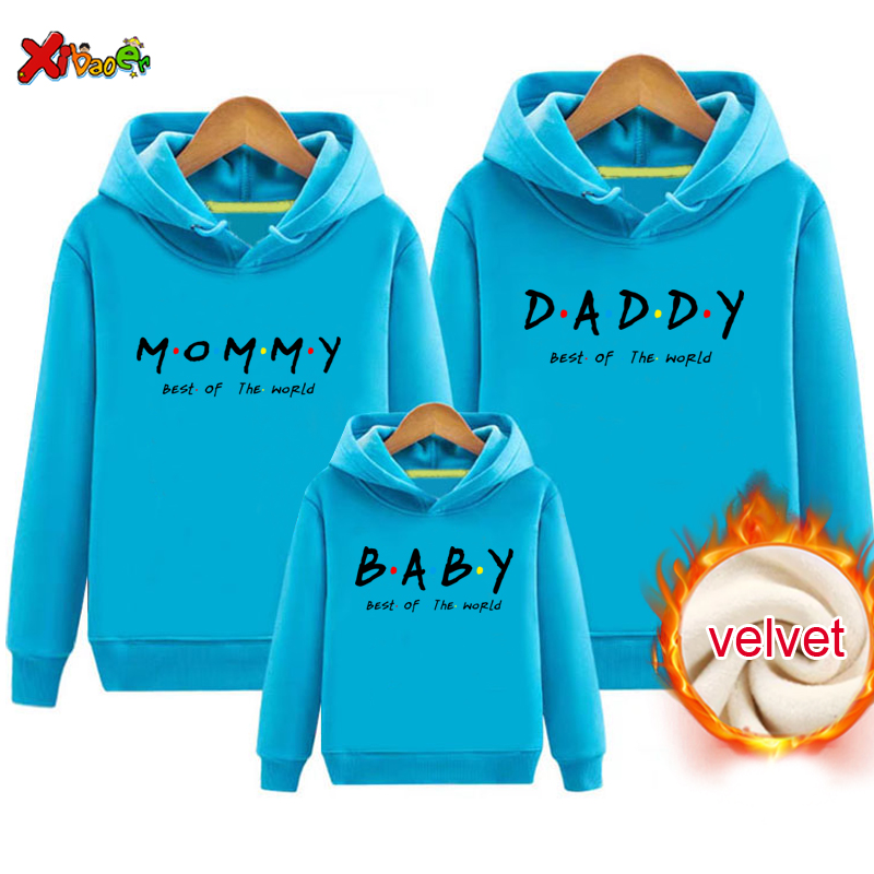 Family Outfit Matching Hoodie  - Winter Clothing Kids recension och pris
