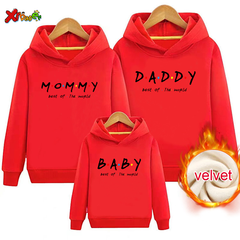 Family Outfit Matching Hoodie  - Winter Clothing Kids recension och pris